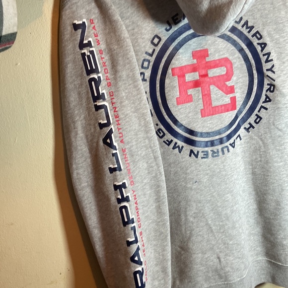 Ralph Lauren Polo Jeans Co. sz M Spell Out Hoodie - Picture 5 of 11